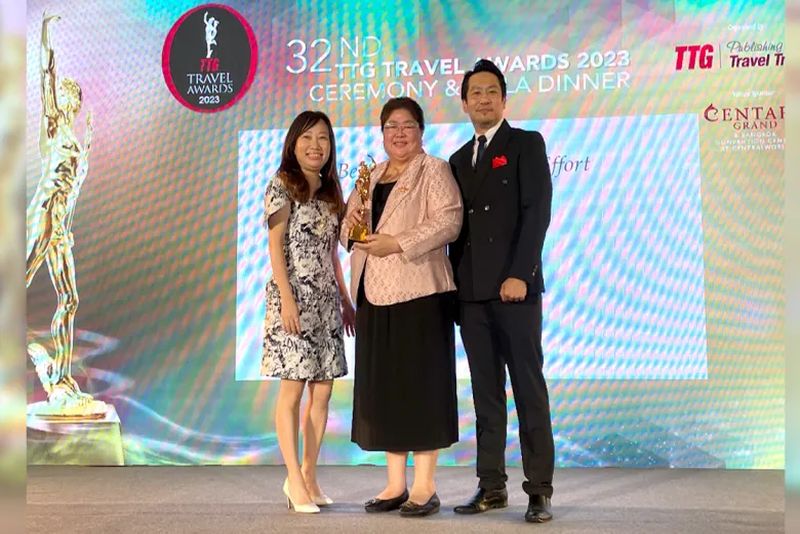 泰國觀光局榮獲第32屆TTG年度旅遊大獎